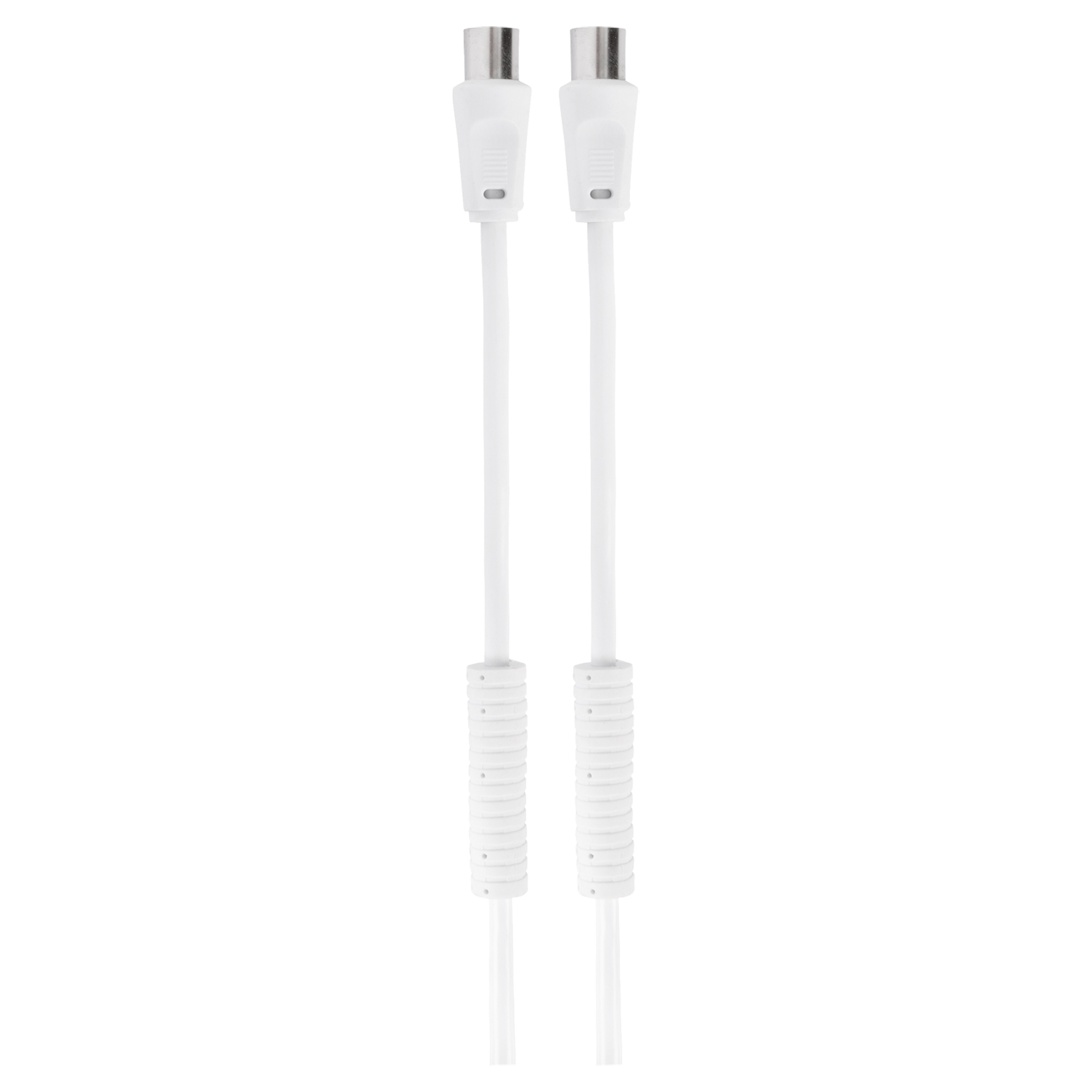 00.150.17 Q-Link  coax kabel 3C2V - HF - stekker recht - 2 m - wit