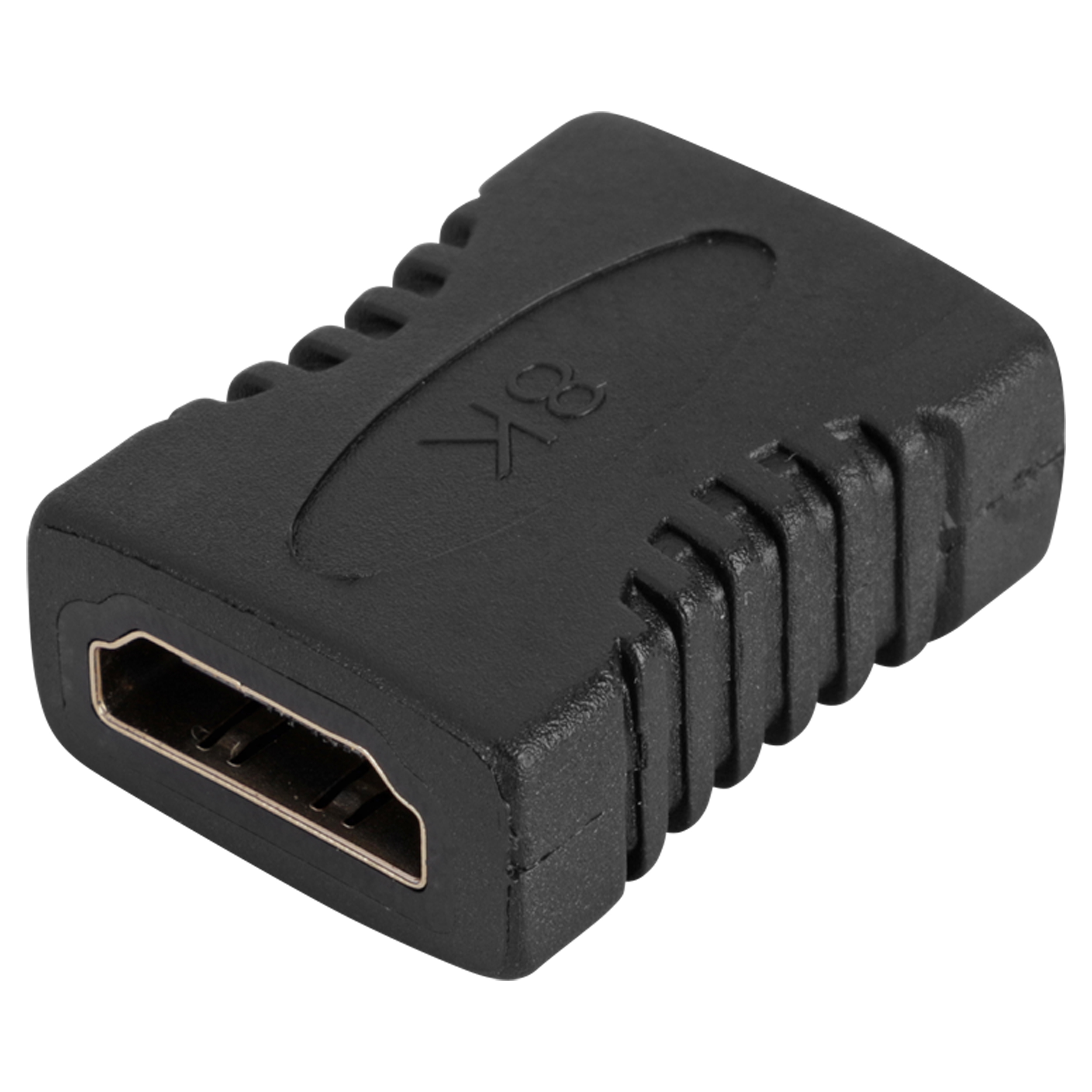 00.151.50 Q-Link  HDMI koppelstuk gold plated - recht - female/female - zwart