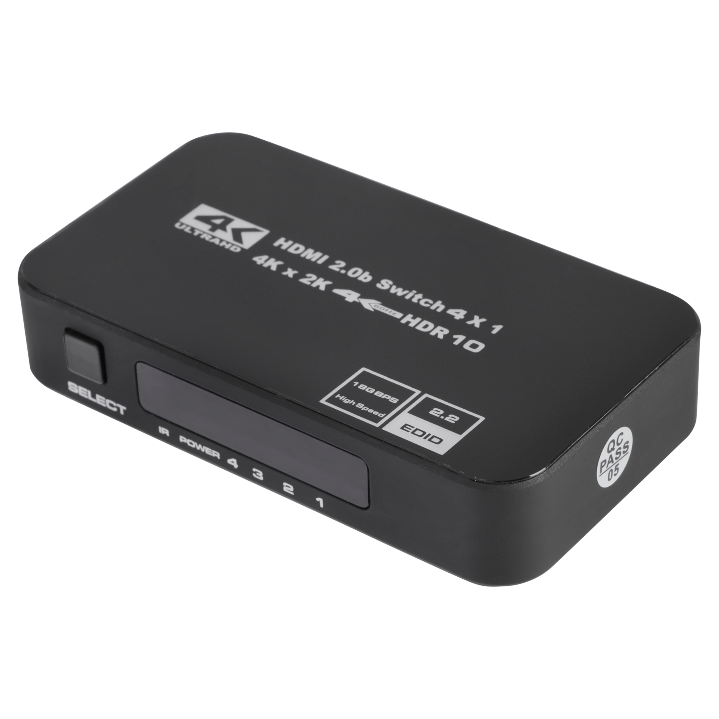 00.151.53 Q-Link  HDMI switch HD - 4P - 4K/60HZ - zwart