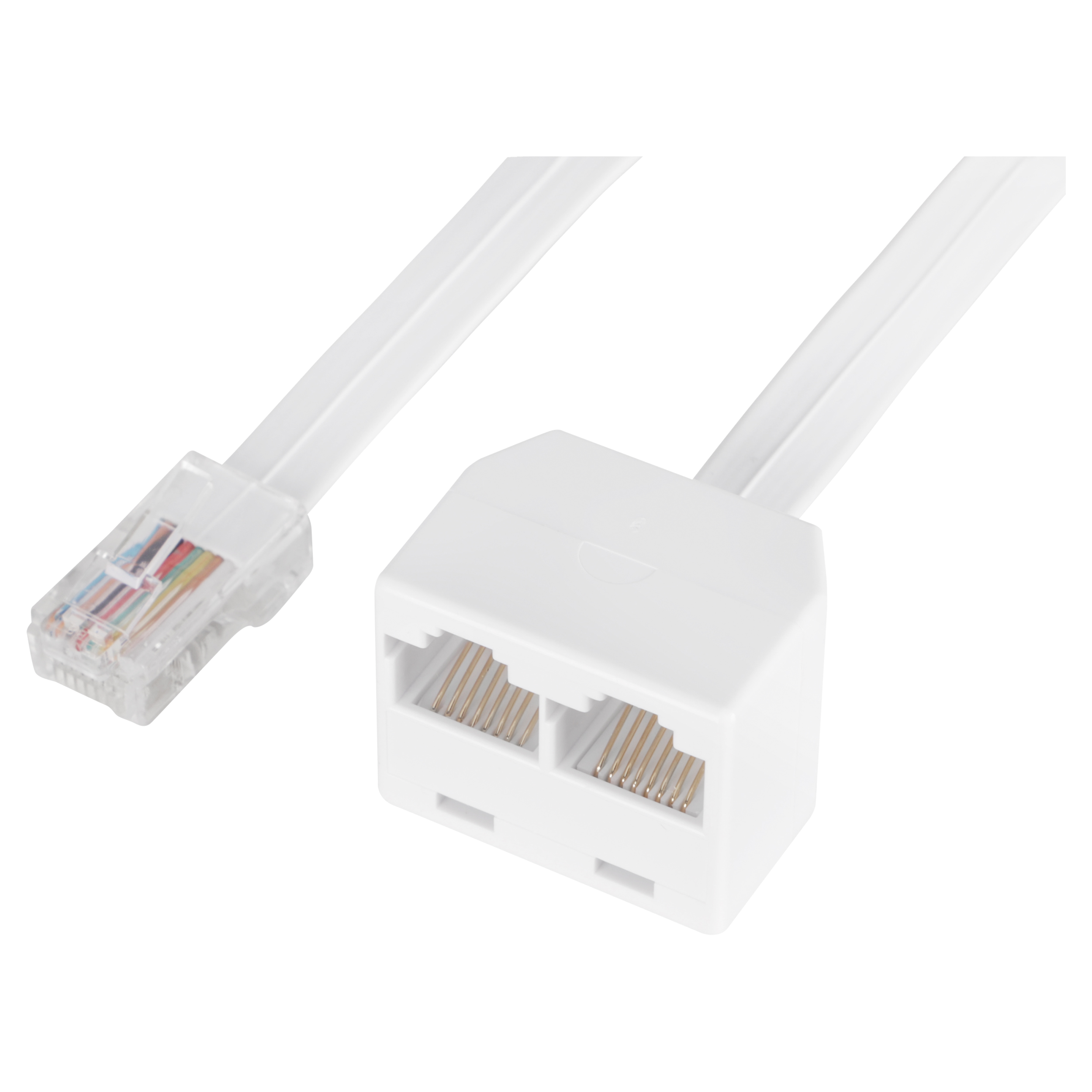 00.153.34 Q-Link  telefoon splitter modulair - wit