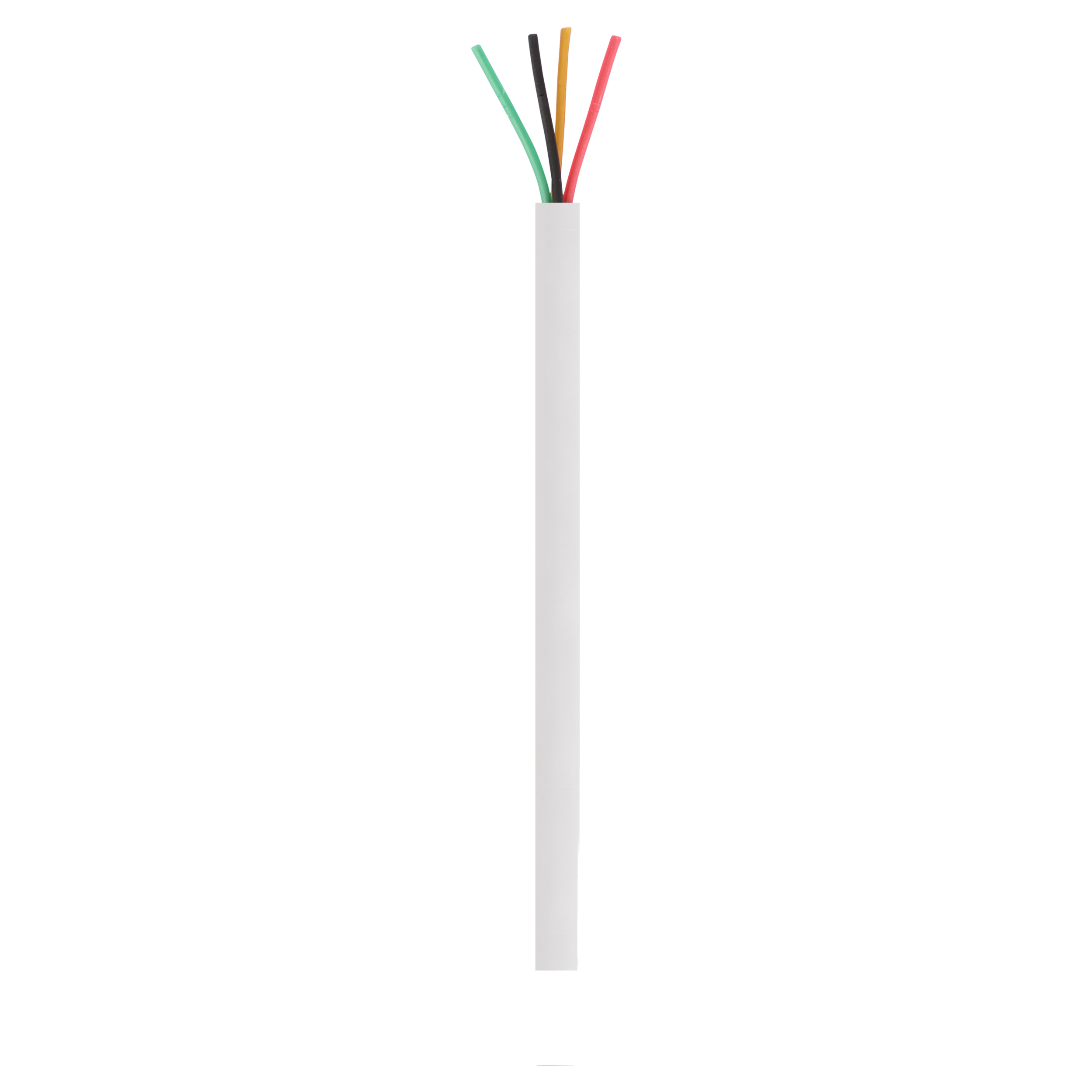 00.153.55 Q-Link  telefoonkabel rond - modulair - 4 x 0.5 mm², 20 m - wit