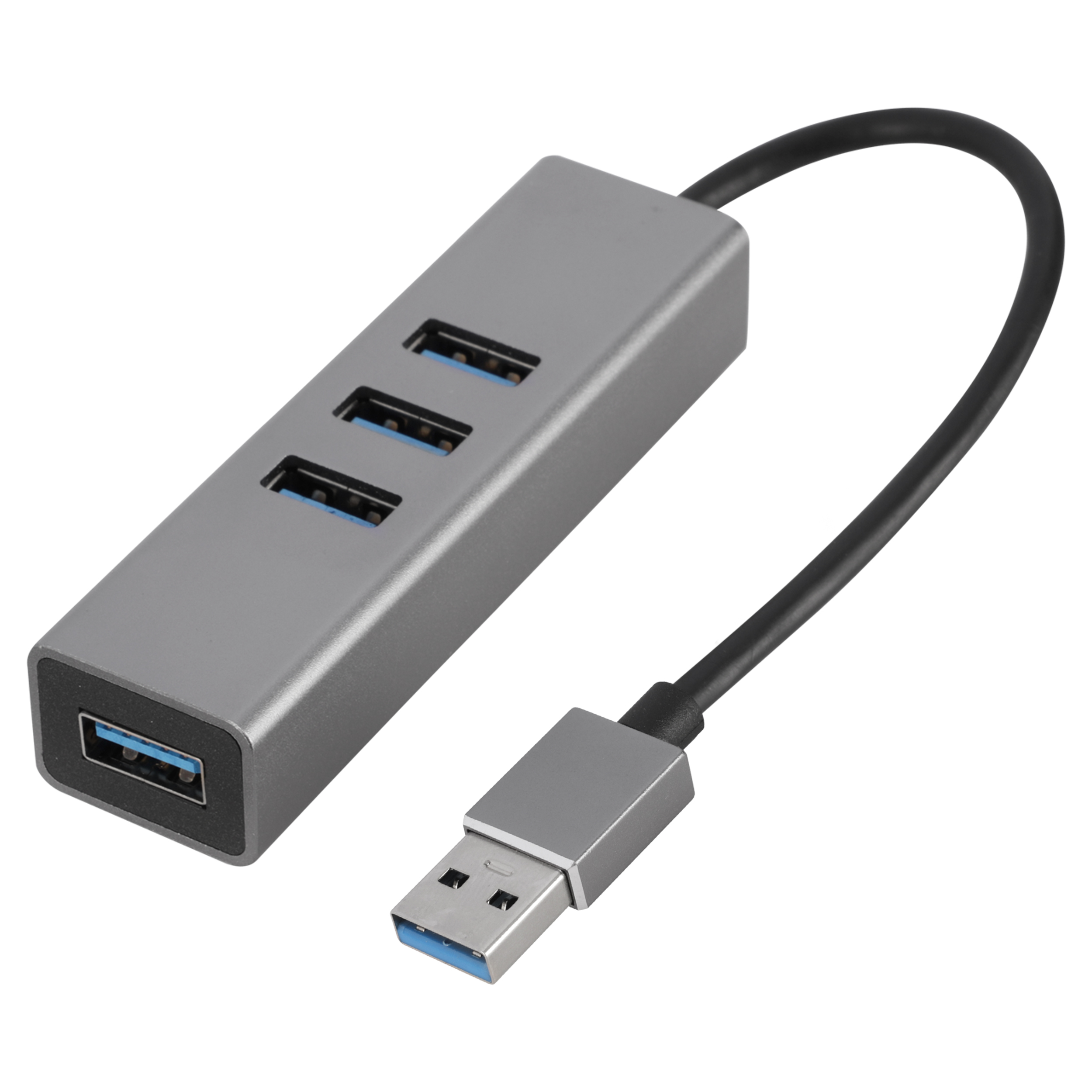 00.153.67 Q-Link  USB-A hub 4 x USB 3.0 poort - metaal