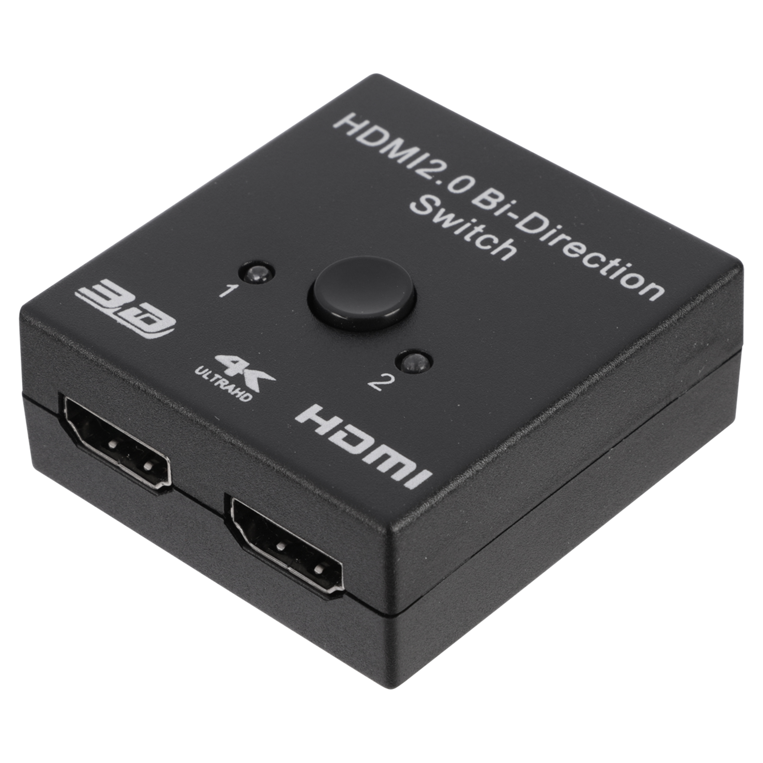 00.153.80 Q-Link  HDMI switch BI-Directional - zwart - zwart