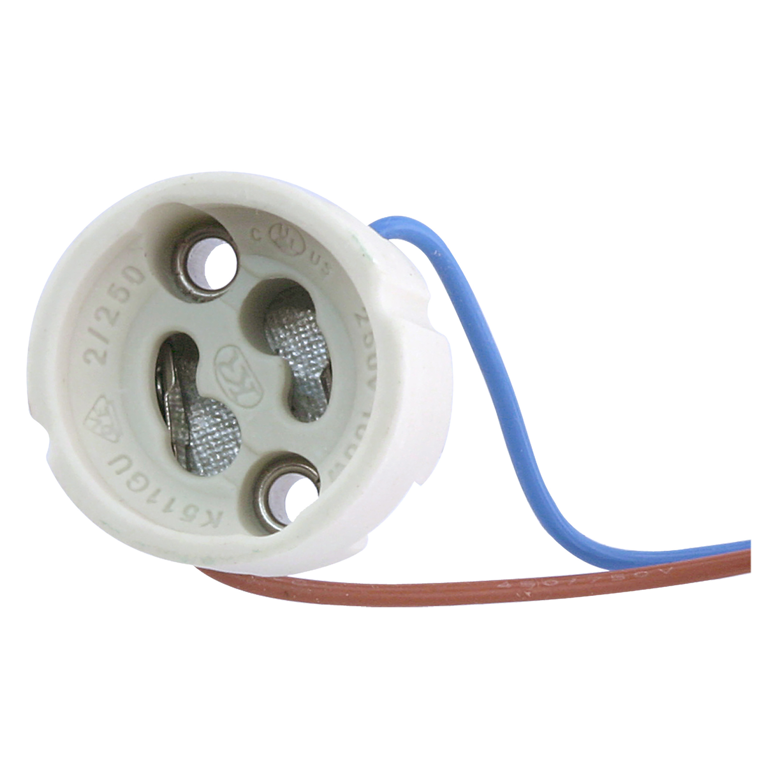 00.320.43   fitting type GU10 - halogeen/LED lamp - wit