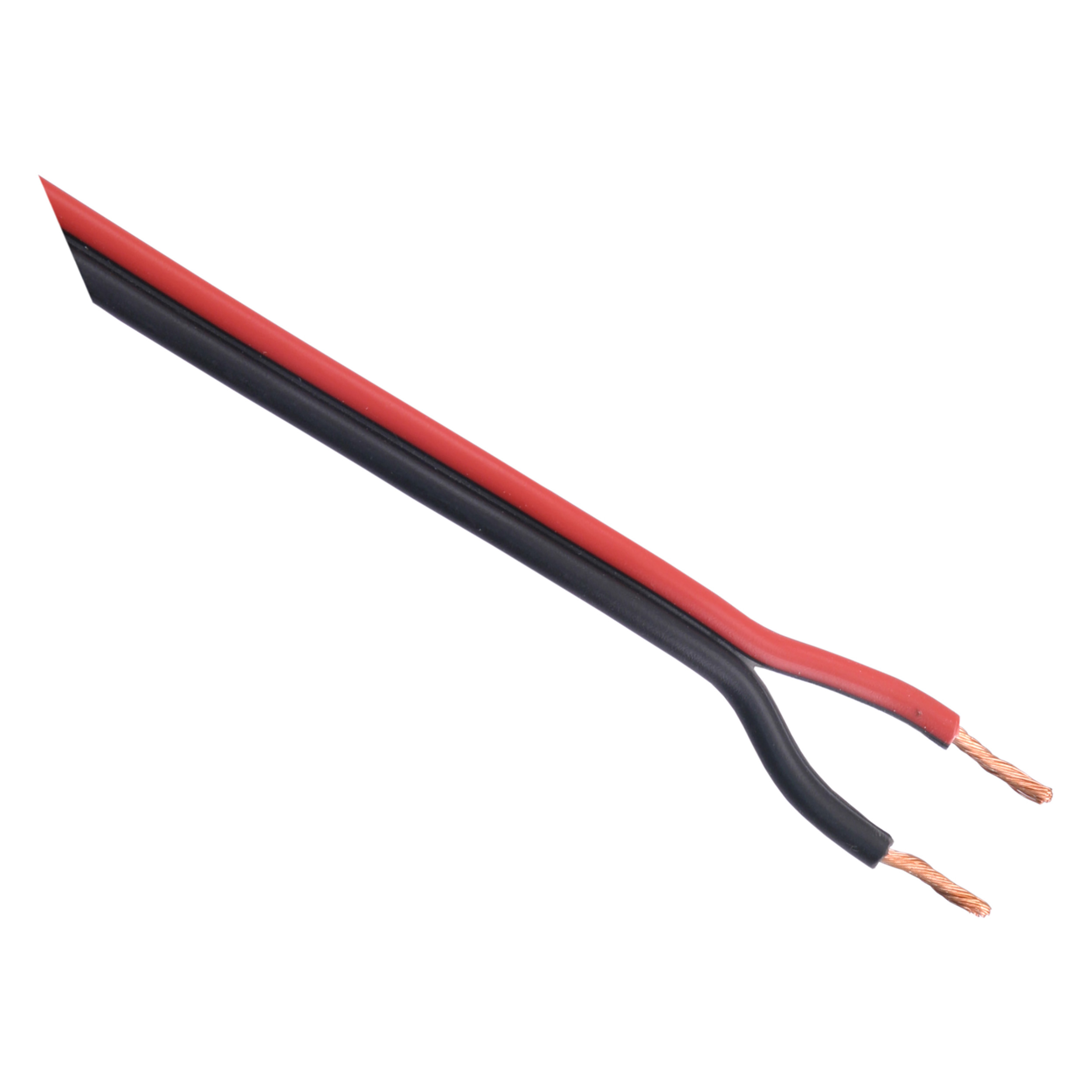 01.271.51 Q-Link  luidsprekersnoer 250 m (verkoop per meter) - 2 x 0.5 mm² - rood-zwart