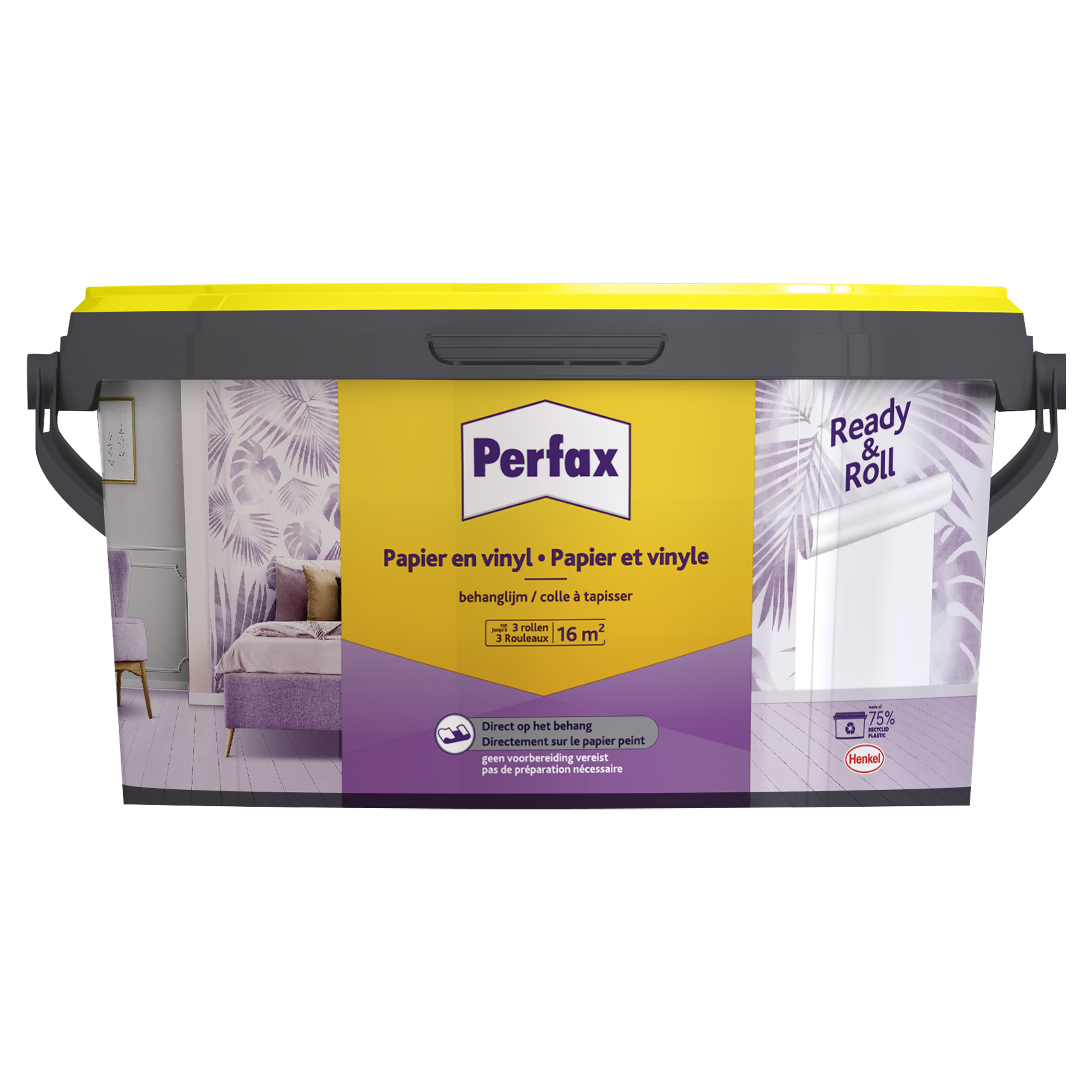 24.901.86 Perfax  behanglijm papier/vinyl - Ready & Roll - 2.25 kg