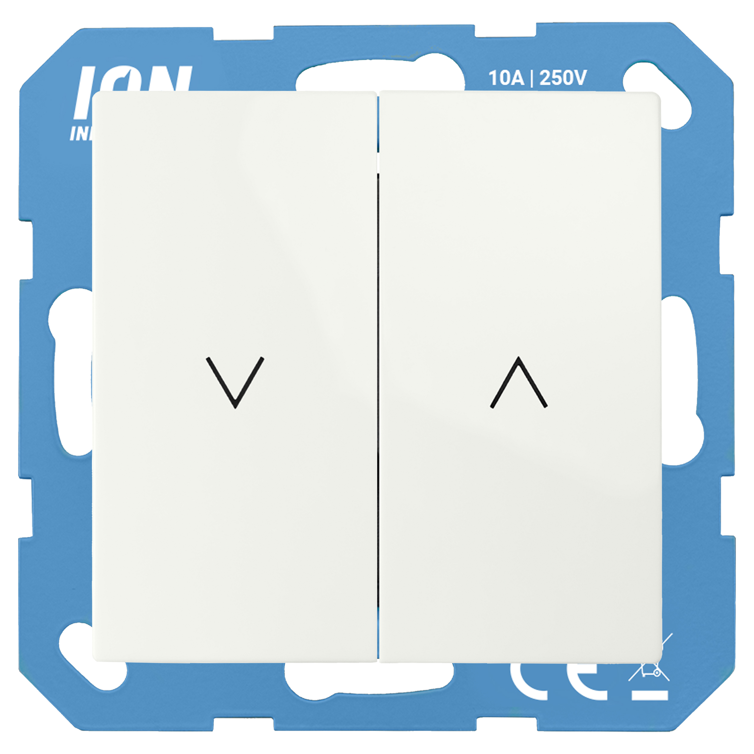 58.116.11 ION Industries E1 jaloezieschakelaar inbouw - alpin wit