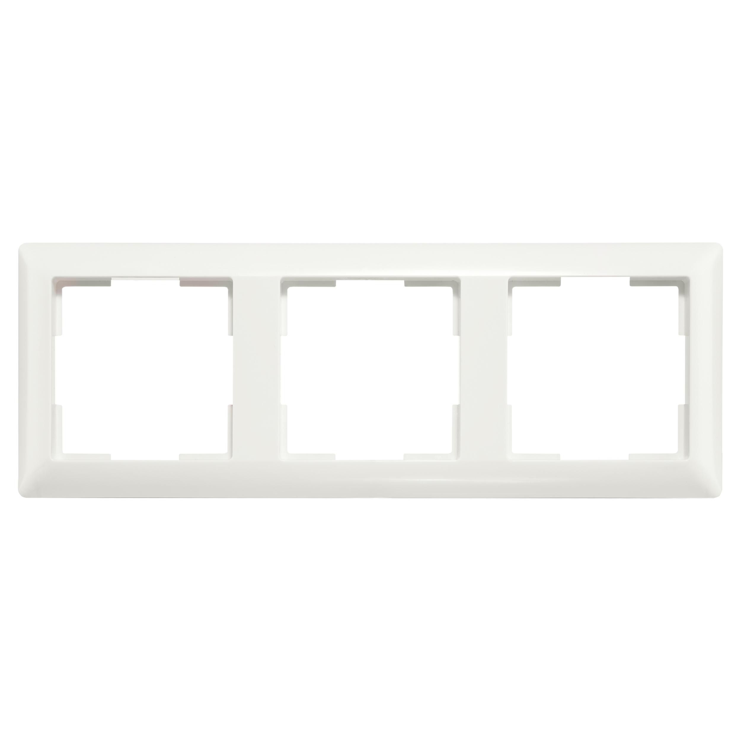 66.006.24 ION Industries J1 afdekraam 3-voudig - verticaal/horizontaal - 224 x 80 x 11 mm - alpin wit