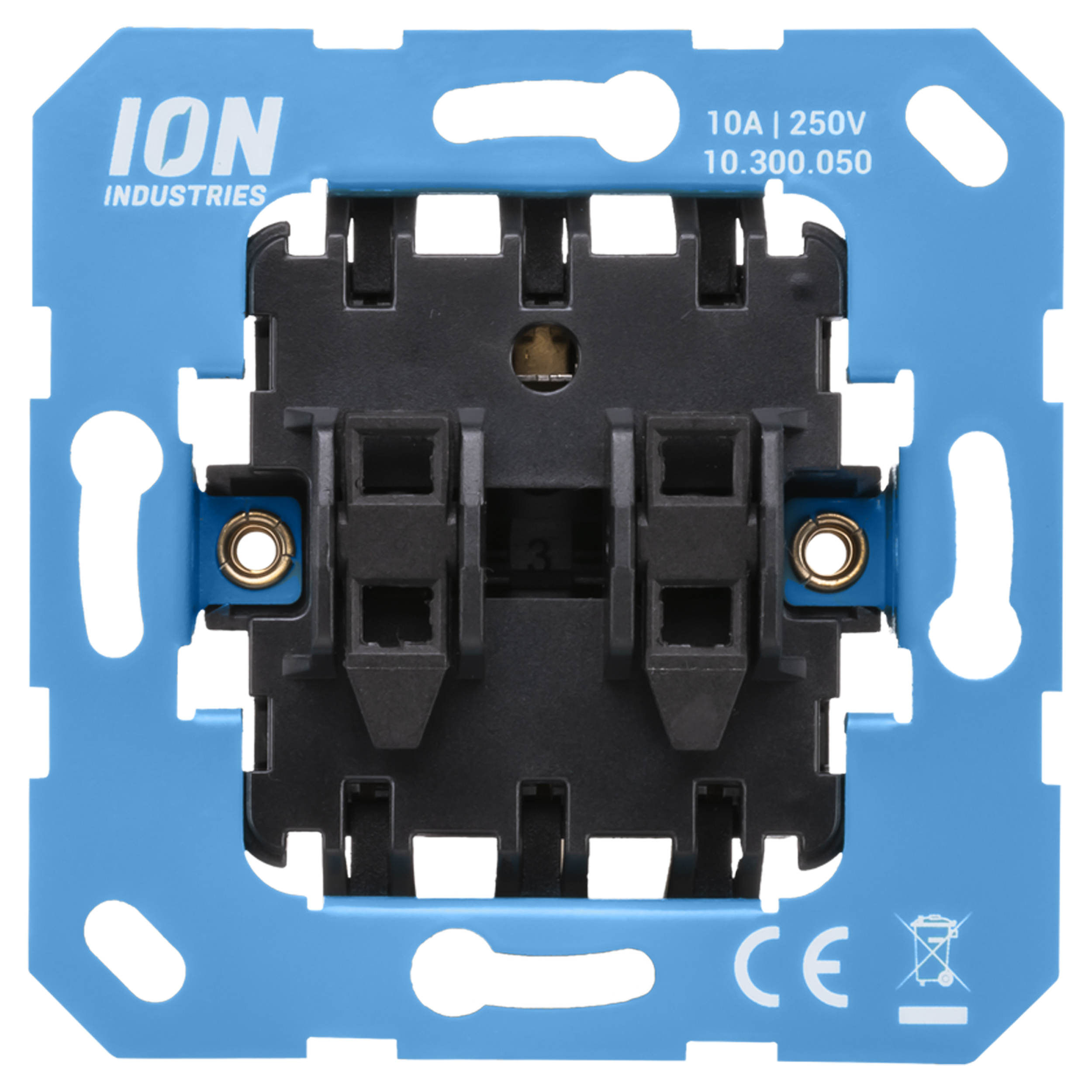 66.008.03 ION Industries  schakelaar inbouw - wissel/wissel - element - IP20 - 71 x 71 mm