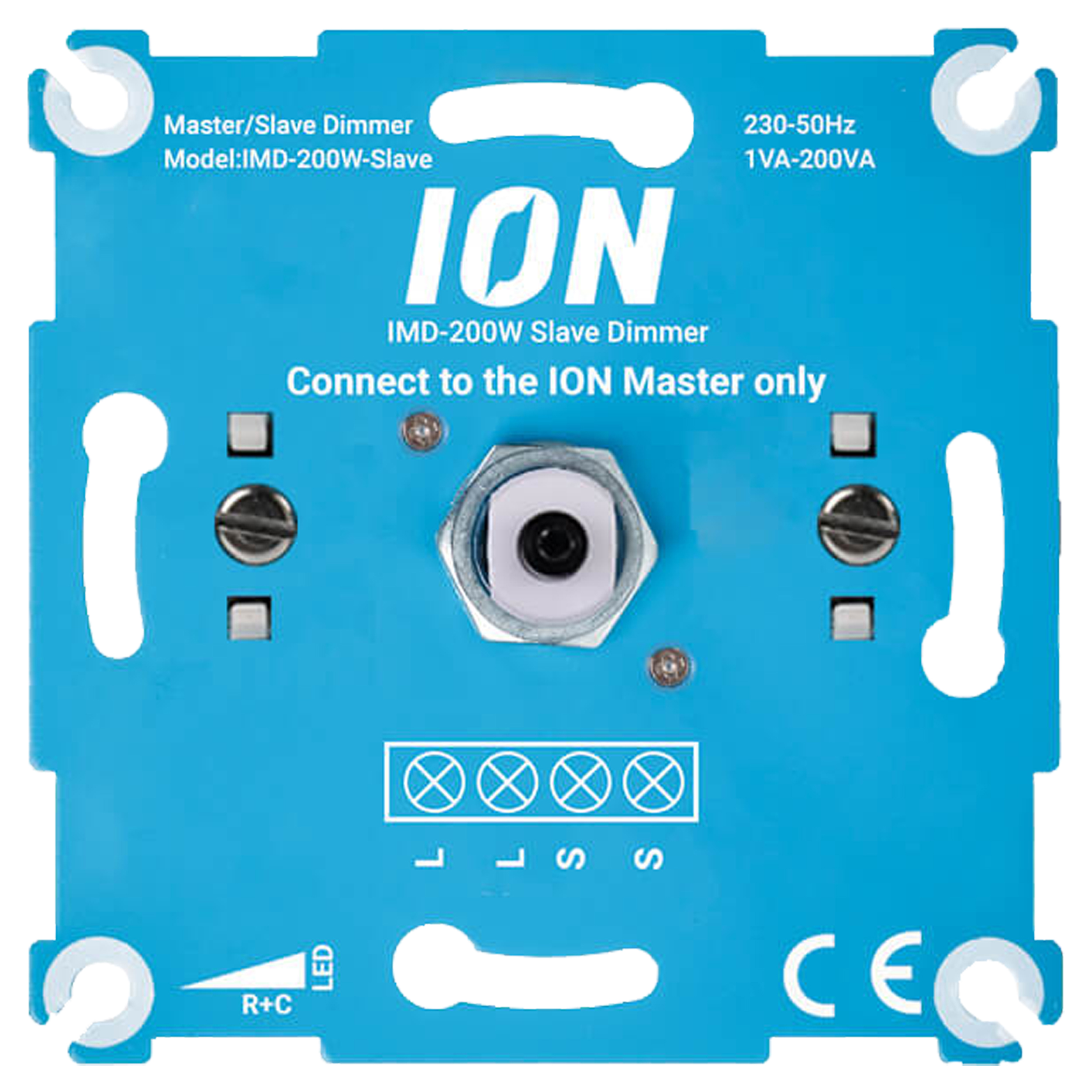 66.099.48 ION Industries  dimmer slave - LED - 0.3-200W - IP20 - blauw