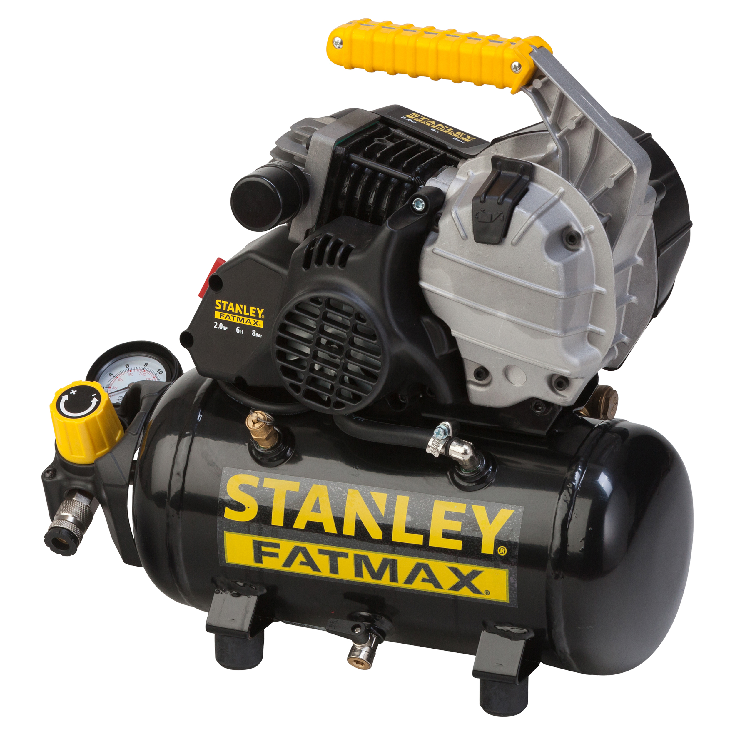 83.200.52 Stanley Fatmax compressor HY 227/8/6E - FMXCM0042E - zwart/geel