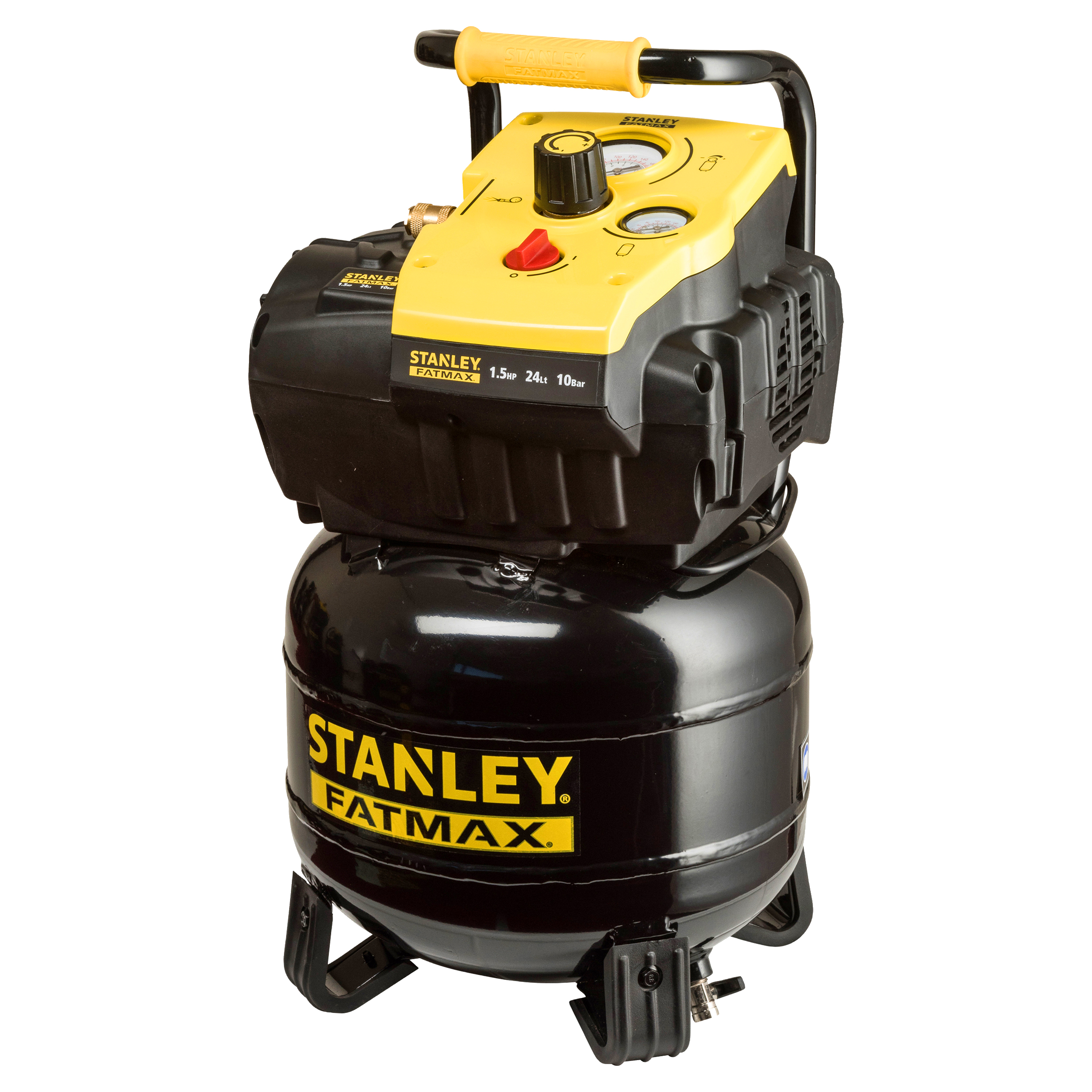 83.200.76 Stanley Fatmax compressor TAB 200/10/24V - FMXCM0021E - zwart/geel