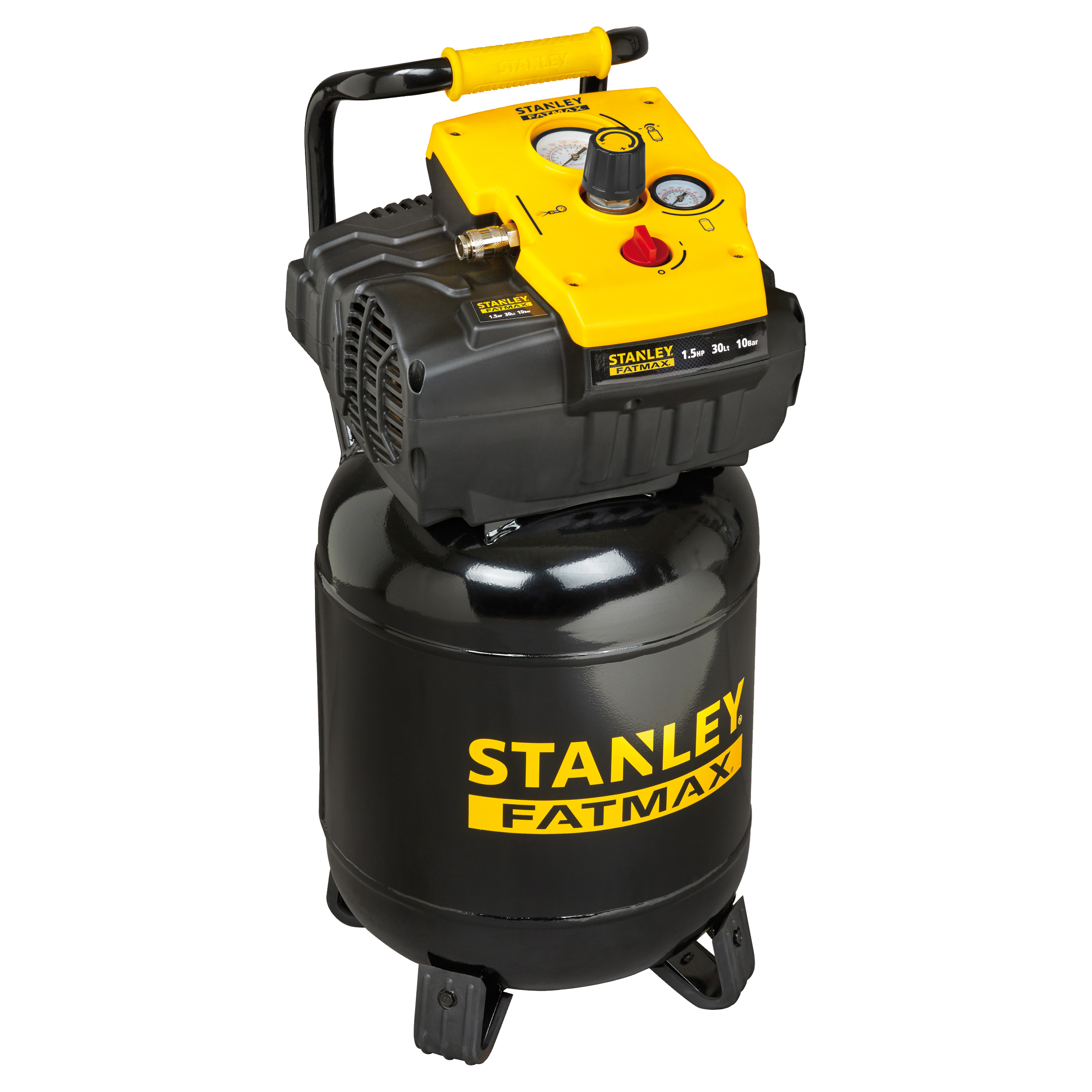 83.200.77 Stanley Fatmax compressor TAB 200/10/30V - FMXCM0022E - zwart/geel