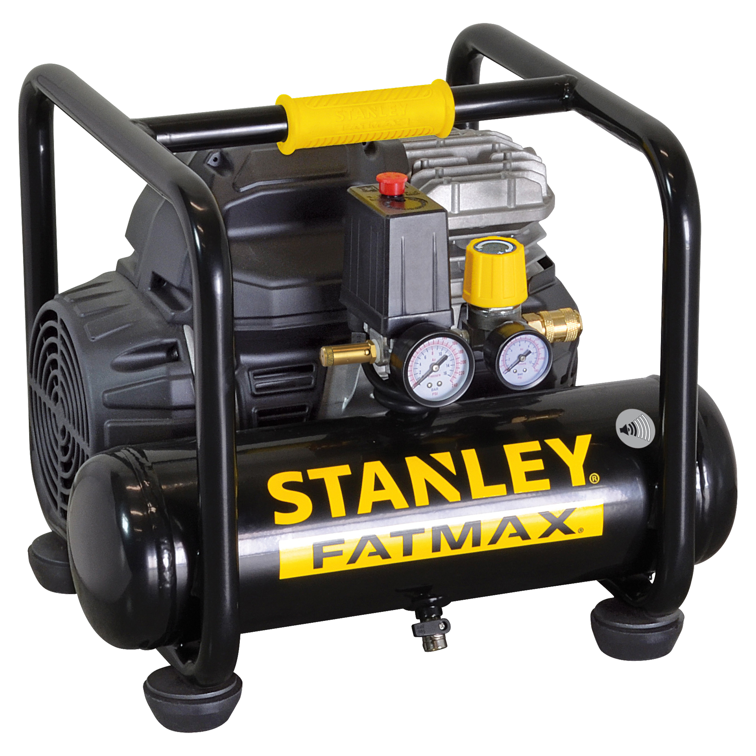 83.200.80 Stanley Fatmax compressor S244/8/6 - FMXCM0050E - zwart/geel