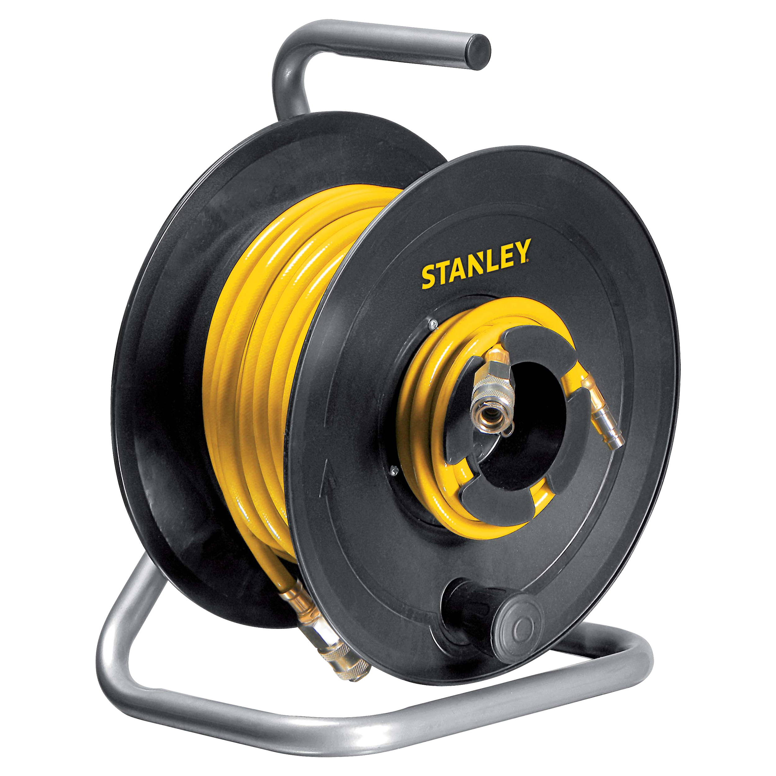 83.300.32 Stanley  slanghaspel PVC - 166013XSTN - 8 x 12 mm, 20 m - geel/zwart